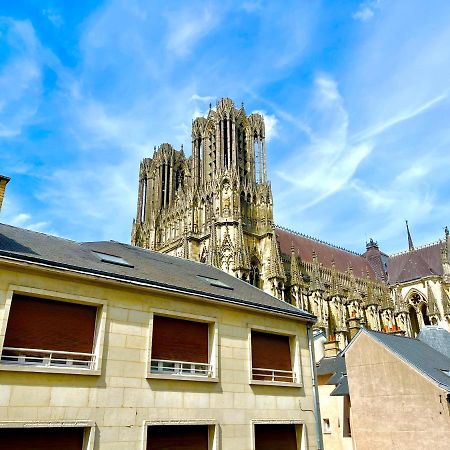 Duomo - Hypercentre Cathedrale Avec Exterieur Apartment Reims Luaran gambar